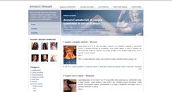 Desktop Screenshot of annuncisessuali.eu